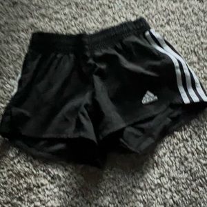 Black adidas shorts